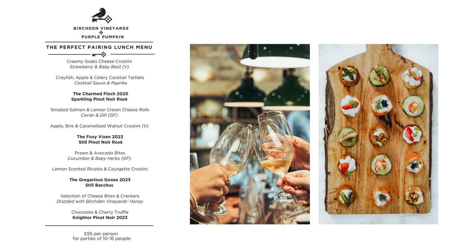 The Perfect Pairing Menu