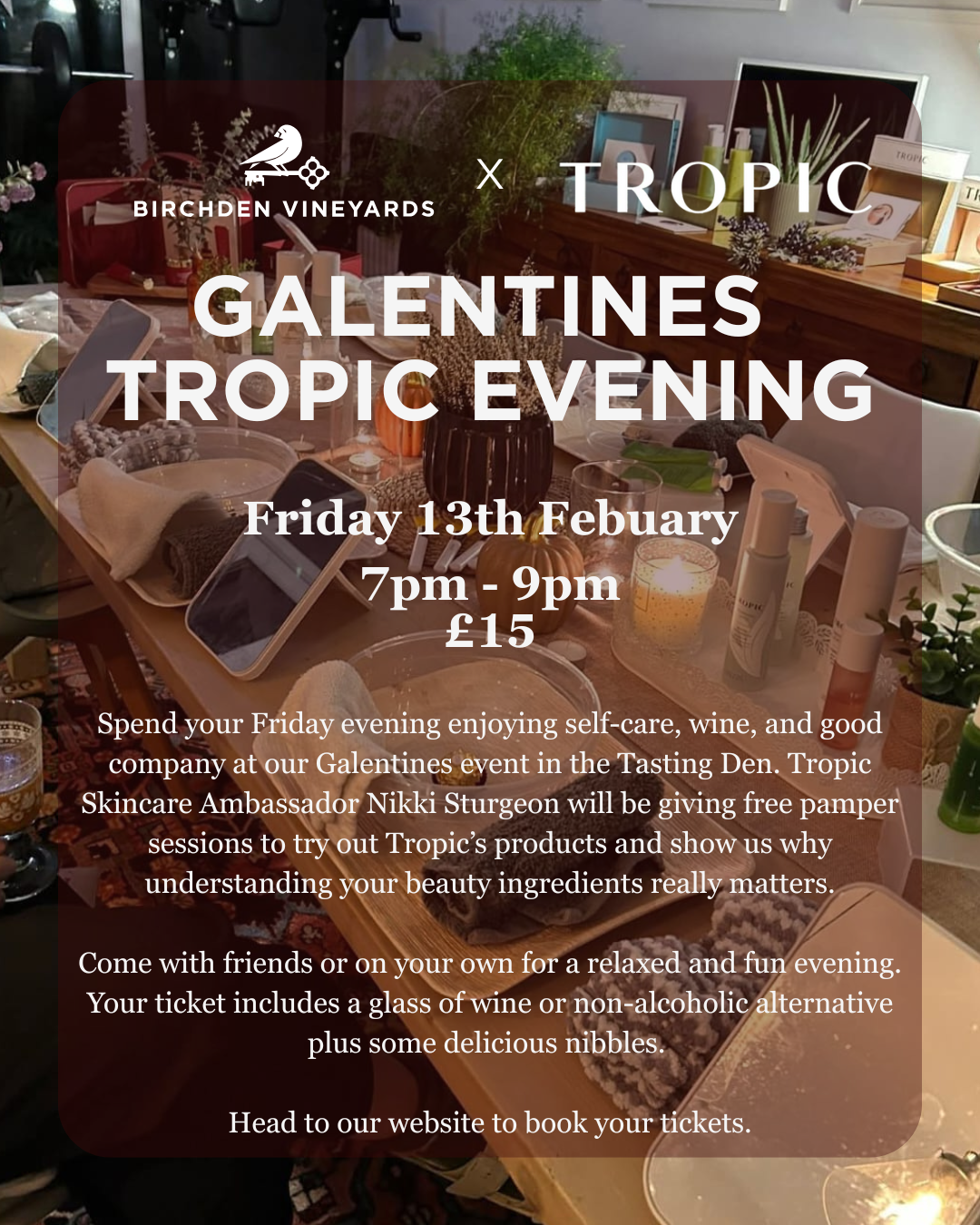 Galentines Tropic Evening