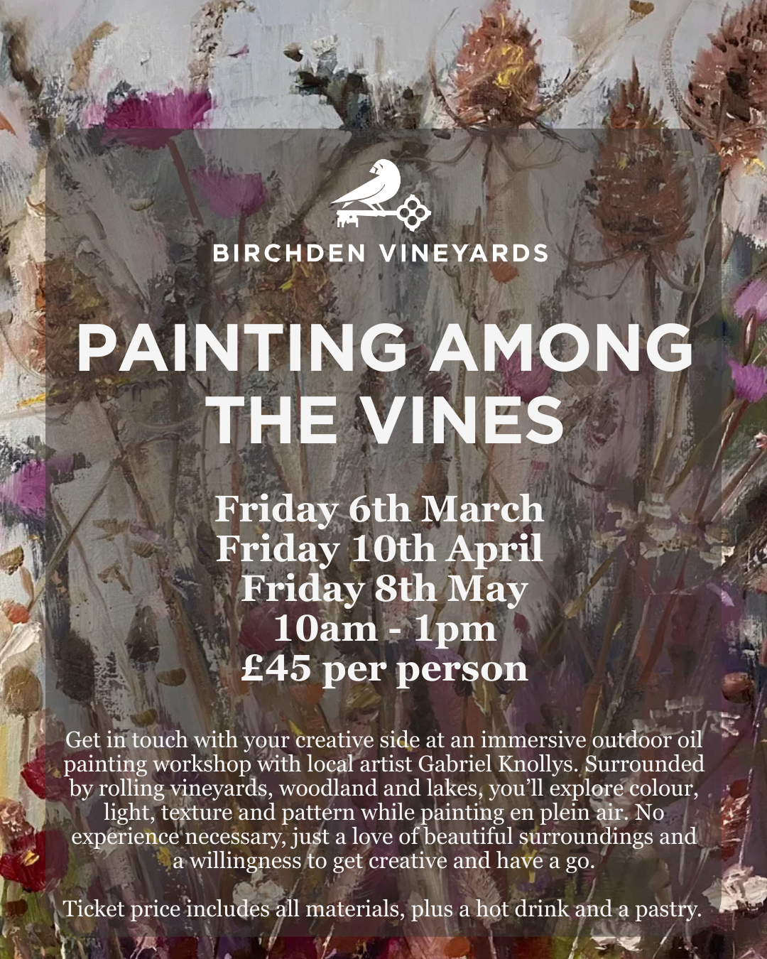 What's on this Spring at Birchden Vineyards