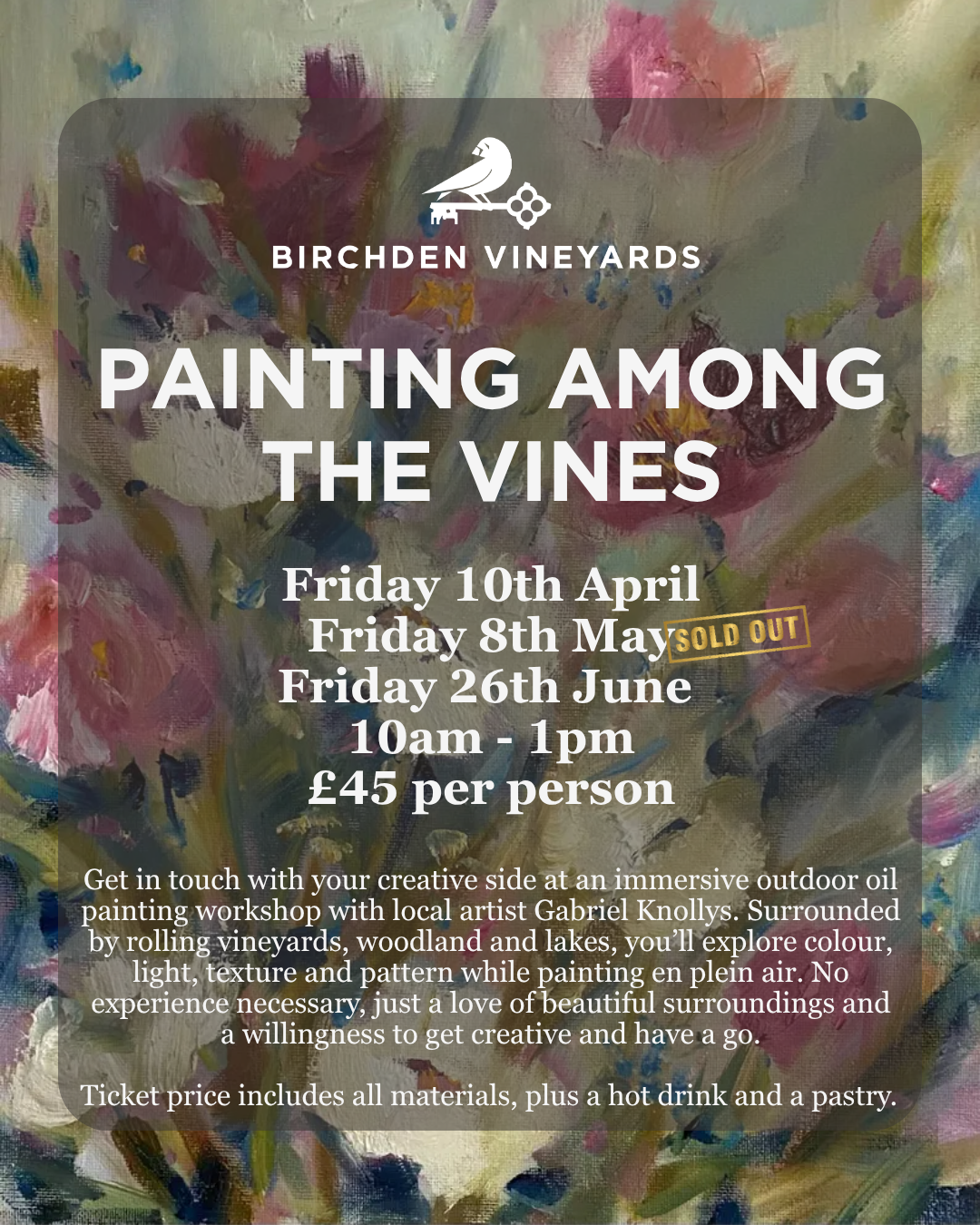 What's on this Spring at Birchden Vineyards