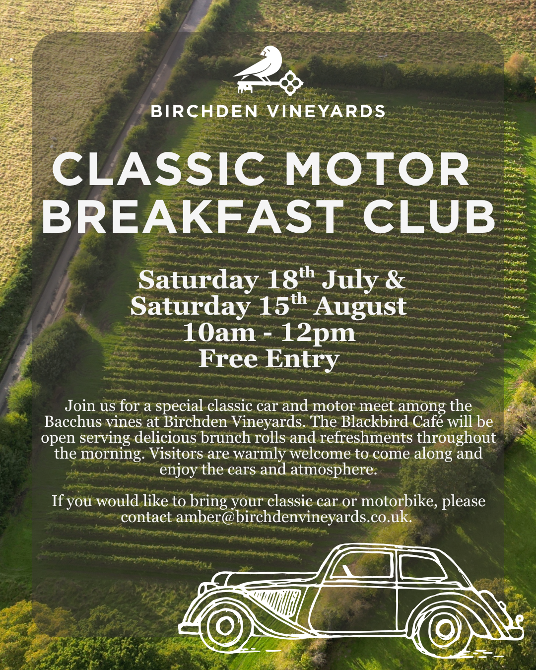 What's on this Summer at Birchden Vineyards