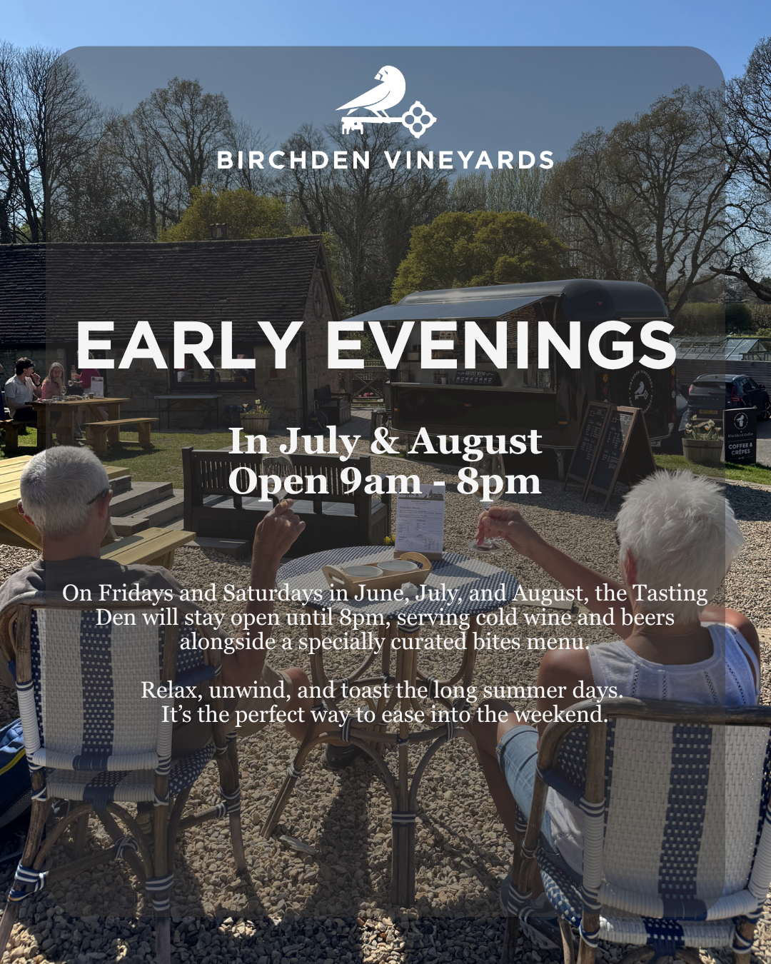 What's on this Summer at Birchden Vineyards